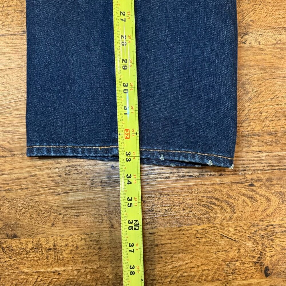 Lucky‎ Brand Blue 361 Vintage Straight Dark Wash Casual Denim Jeans Men's 40x32 - Picture 10 of 10